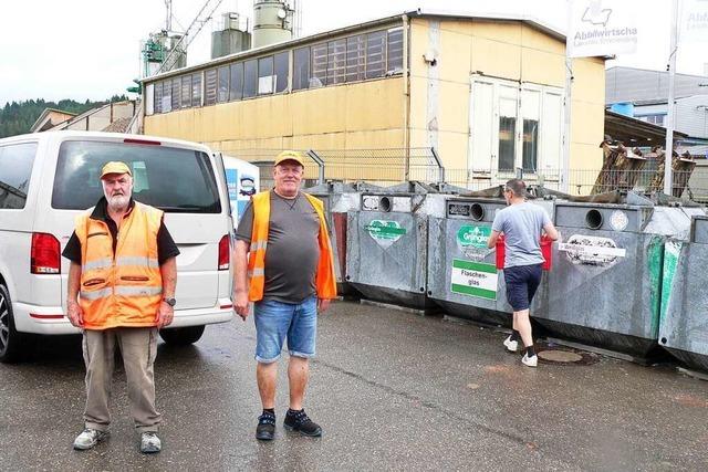 Am Elzacher Recyclinghof herrscht viel Betrieb – seit drei Jahrzehnten