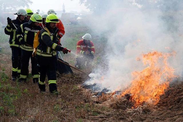 Spezialhacken und Wasserruckscke drften fr Feuerwehrleute an Bedeutung gewinnen