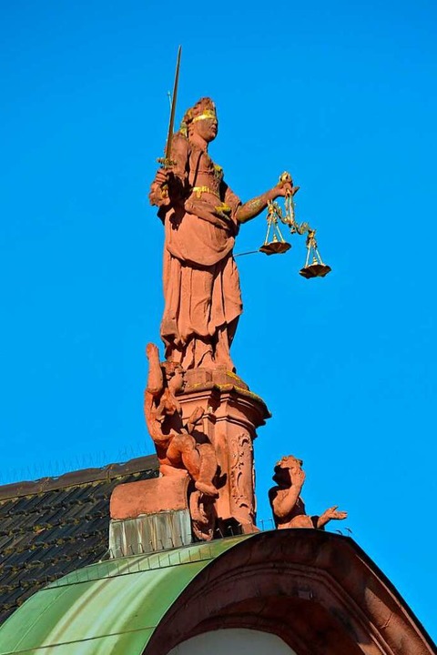 Justitia in Offenburg  | Foto: Helmut Seller                       