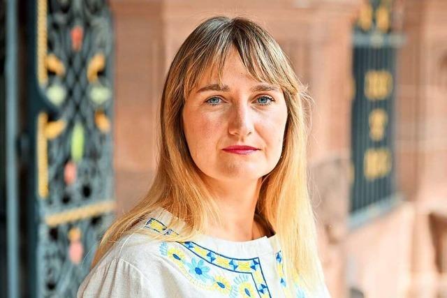 Eine ukrainische Parlamentarierin macht in Freiburg Urlaub vom Krieg