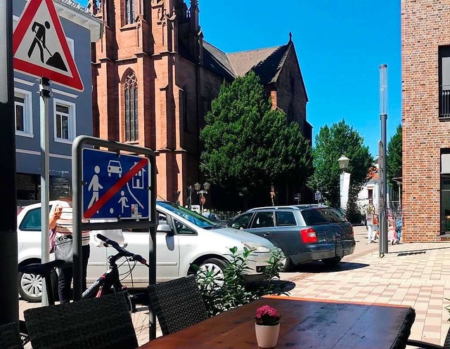 Aus Sicht der SPD einer der neuralgischen Punkte: die Ecke Hauptstrae/Re-Carr  | Foto: SPD