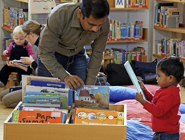Vorlesen und Erzhlen sind wichtige Ec...t  Schulpatinnen und Schulpaten sucht.  | Foto:  Stiftung Lesen/BMBF