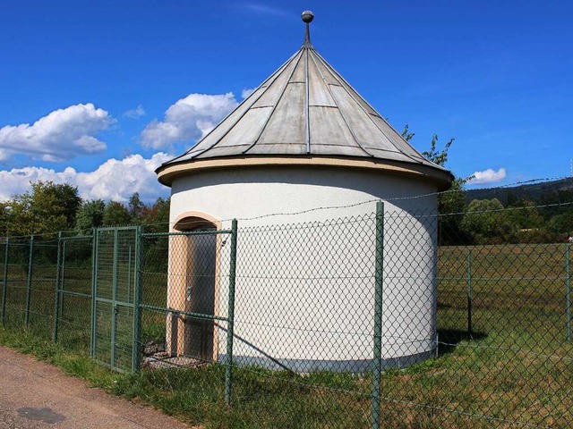 Das Pumpwerk Nagelfluh I fr Wasser nach flingen steht auf Gemarkung Wallbach.  | Foto: Hansjrg Bader