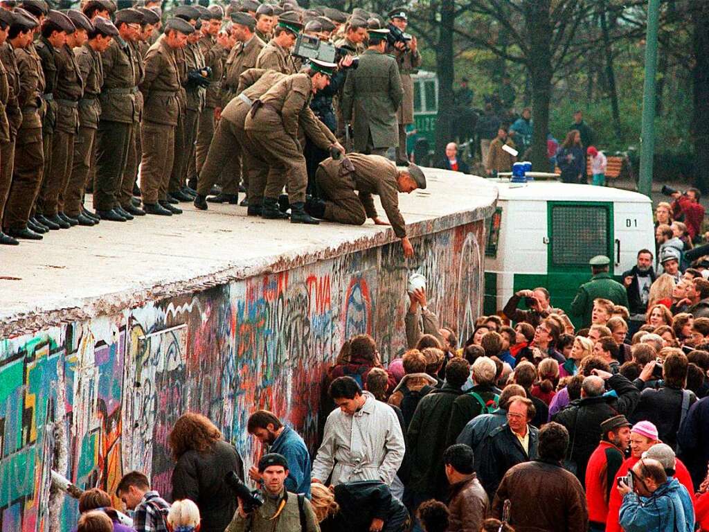 Der Fall der Berliner Mauer wre ohne Gorbatschow undenkbar gewesen.