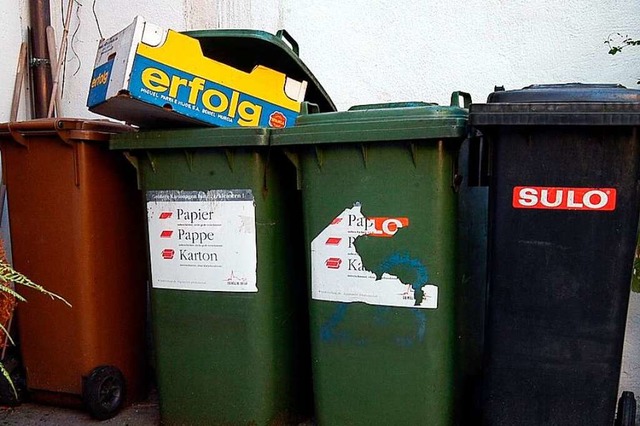 Im Bemhen, Abfallmengen zu reduzieren...ch auf dem richtigen Weg (Symbolfoto).  | Foto: Thomas Kunz