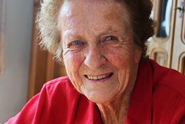 Erika Mogel aus Neuenweg kann mit ihrem 95. Geburtstag ein erfülltes Leben feiern