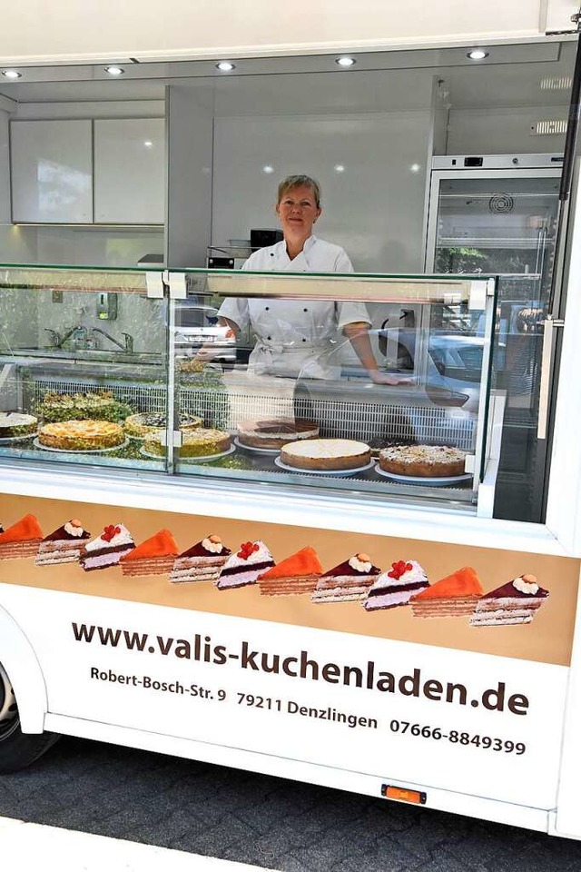 Valeria Ortner im Kuchenmobil  | Foto: Markus Zimmermann