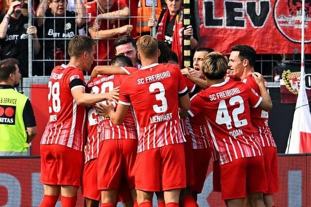 SC Freiburg gewinnt 3:2 in Leverkusen – und steht an der Tabellenspitze