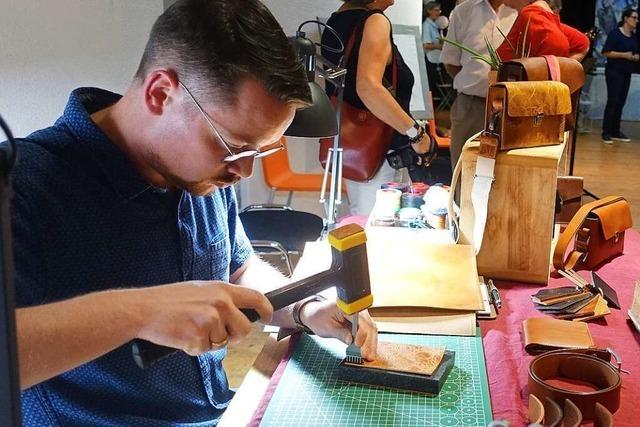 Das Weiler Kesselhaus hat einen Kunsthandwerkermarkt en miniatur