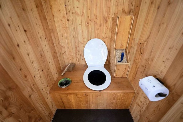 Die Waldtoilette aus Tbingen  | Foto: Marijan Murat (dpa)