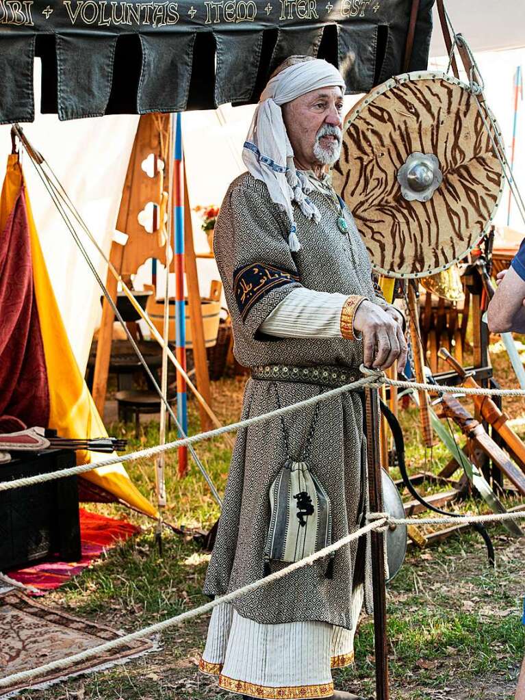 Mittelalterliches Lagerleben faszinierte die Besucher des Hochburgfests.