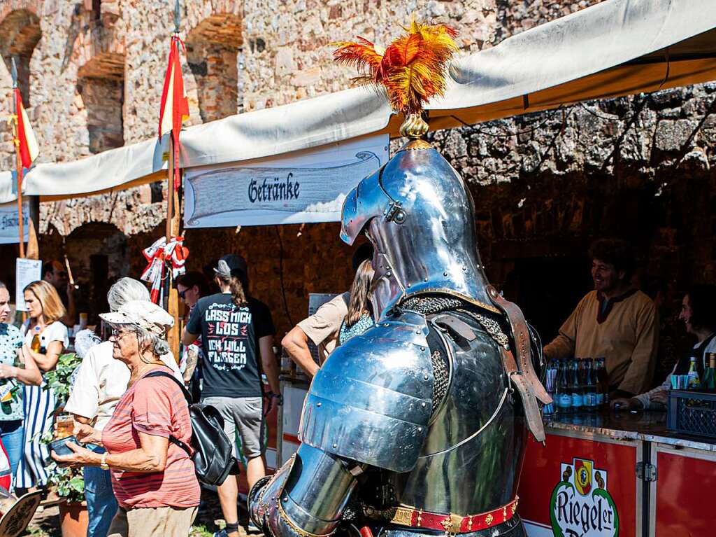 Mittelalterliches Lagerleben faszinierte die Besucher des Hochburgfests.