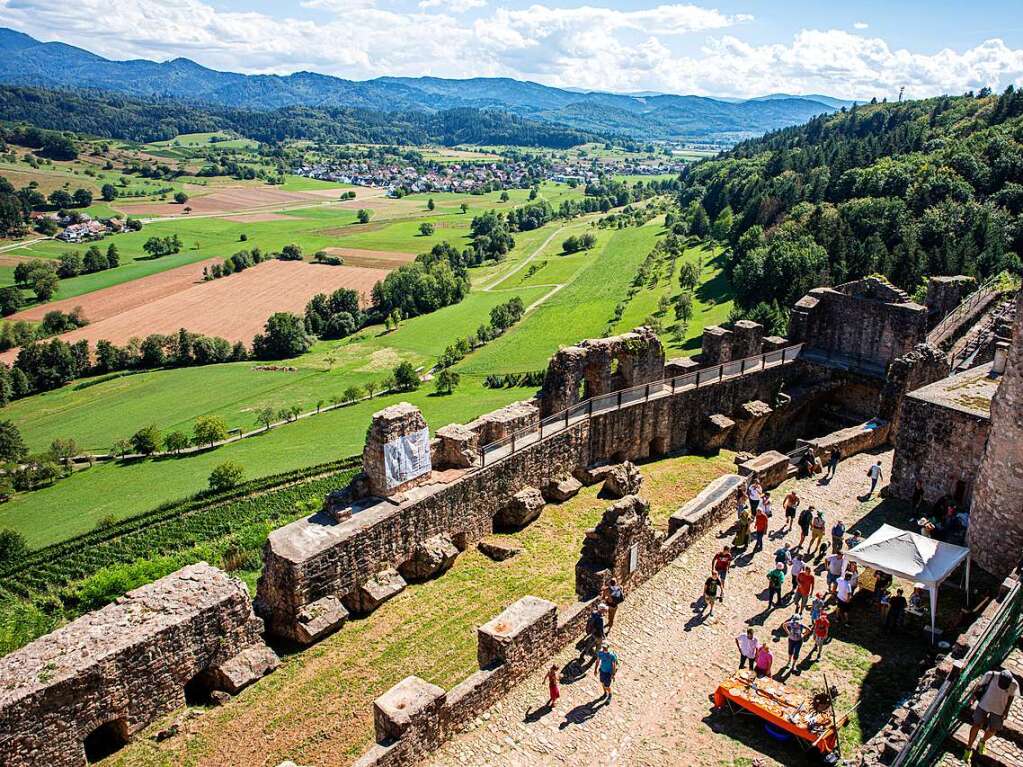 Mittelalterliches Lagerleben faszinierte die Besucher des Hochburgfests.