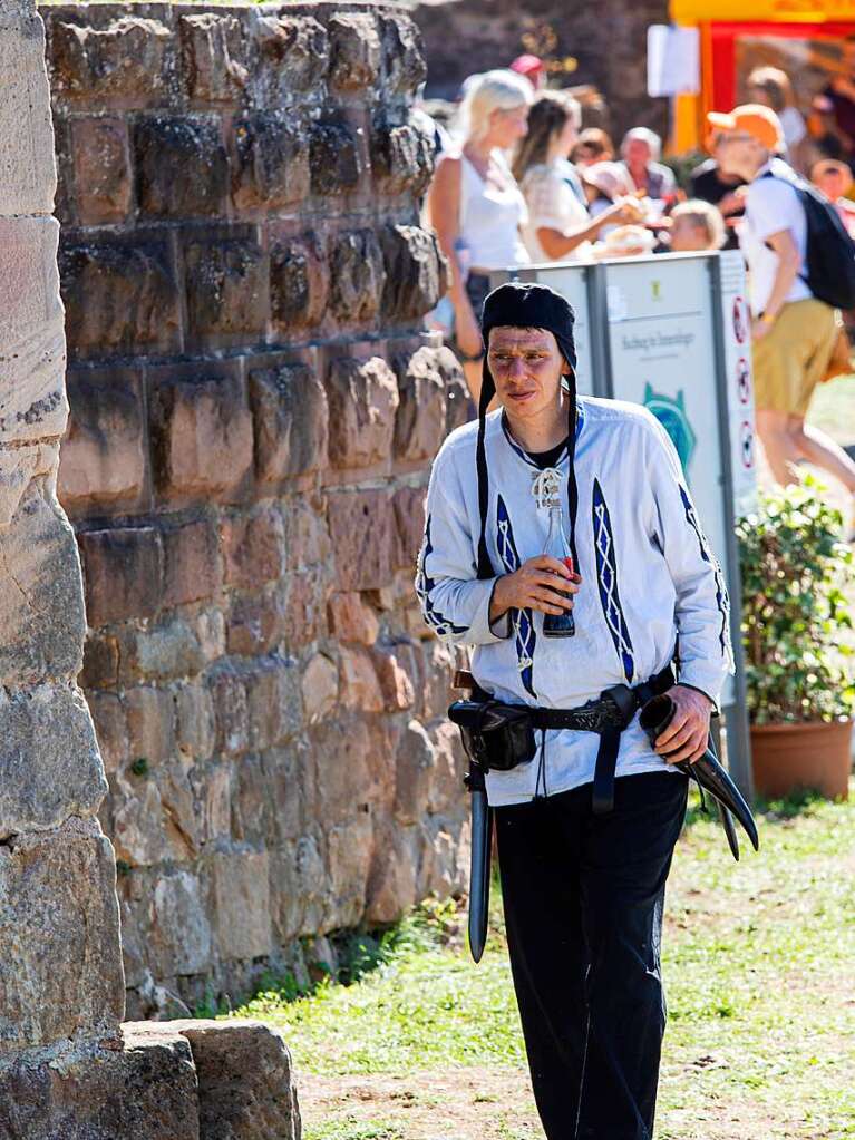 Mittelalterliches Lagerleben faszinierte die Besucher des Hochburgfests.