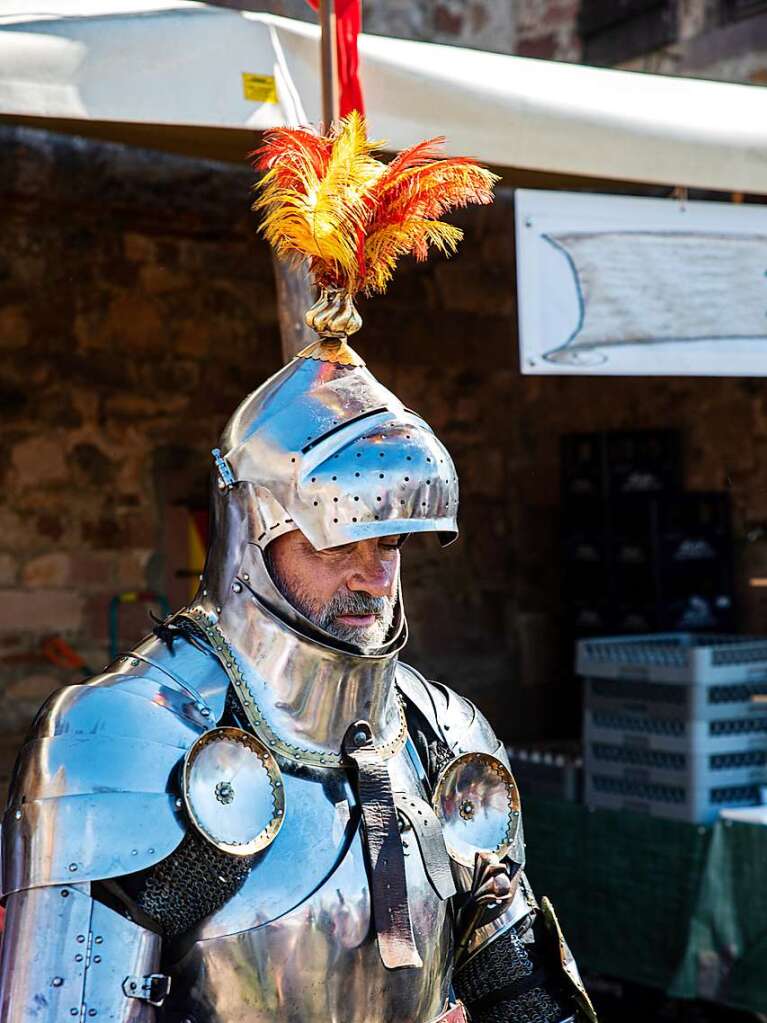 Mittelalterliches Lagerleben faszinierte die Besucher des Hochburgfests.