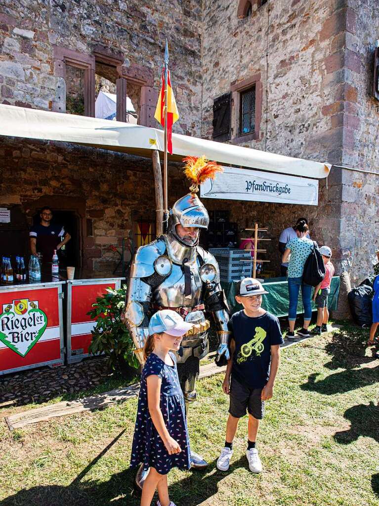 Mittelalterliches Lagerleben faszinierte die Besucher des Hochburgfests.