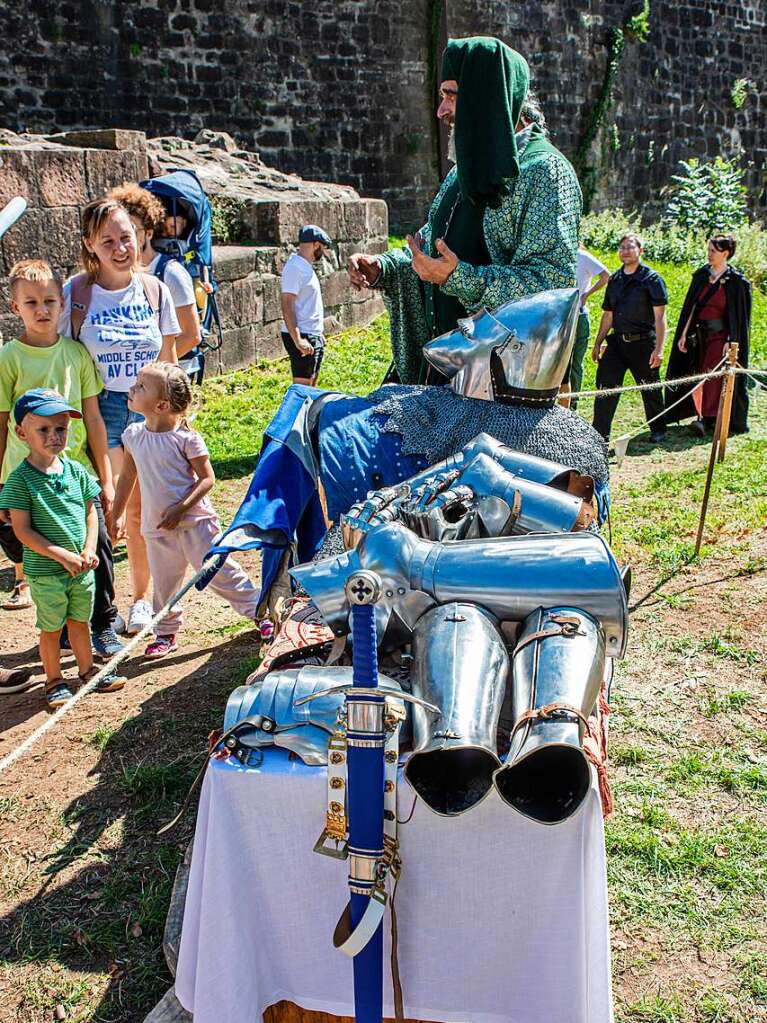 Mittelalterliches Lagerleben faszinierte die Besucher des Hochburgfests.