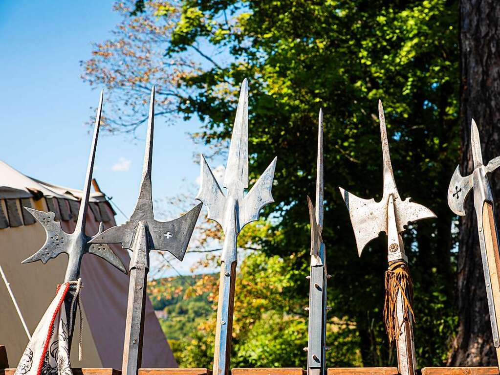 Mittelalterliches Lagerleben faszinierte die Besucher des Hochburgfests.