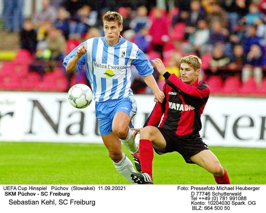 Als der SC Freiburg am 11. September 2001 im Europapokal spielte SC