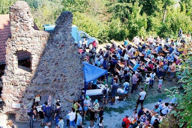 Das Burgfest auf der Hohengeroldseck zieht viele Besucher an