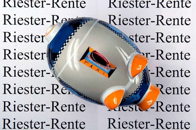 Was tun mit Riester? Fnf Varianten kennen Verbraucherschtzer.  | Foto: Z1003 Jens Bttner