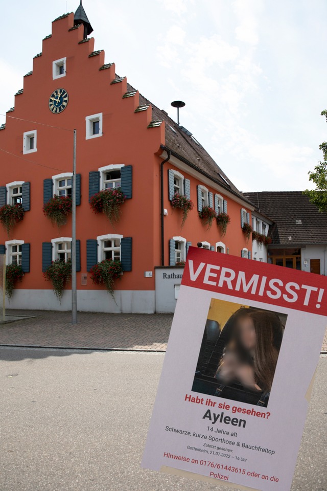 Die 14-Jhrige Ayleen war seit dem 21....ntstand in ihrem Heimatort Gottenheim.  | Foto: Hubert Gemmert