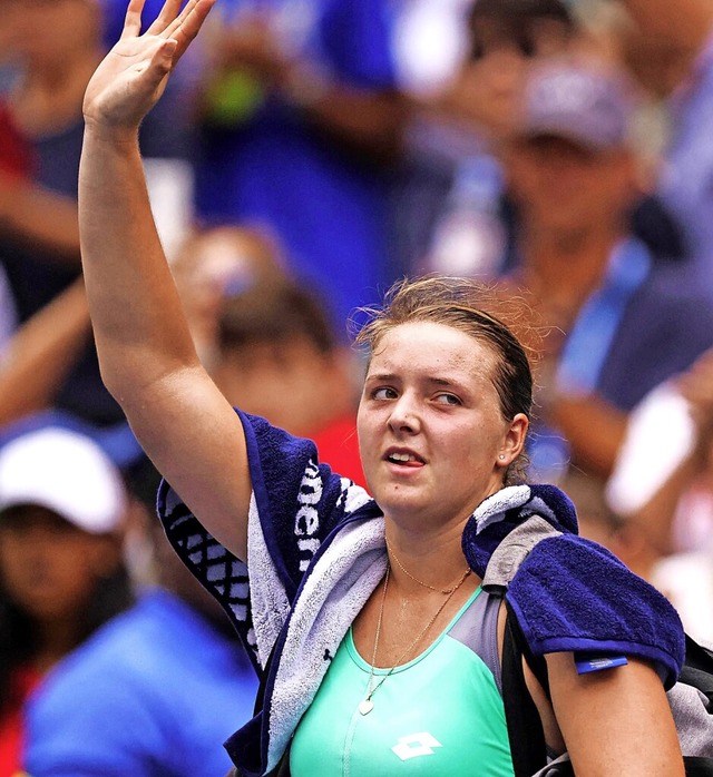 Jule Niemeier hat gegen die Weltranglisten-Erste Iga Swiatek alles gegeben.  | Foto: KENA BETANCUR (AFP)