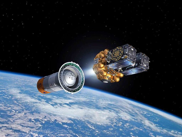 Galileo-Satelliten  | Foto: J. Huart, esa