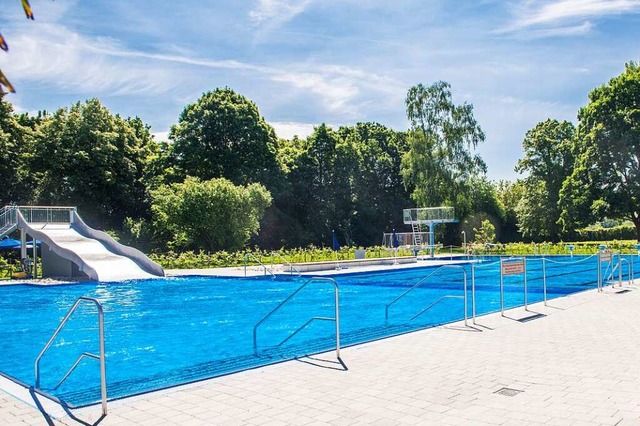 Das Freibad Steinenstadt in Neuenburg schliet nach dem Wochenende.  | Foto: Alexander Anlicker