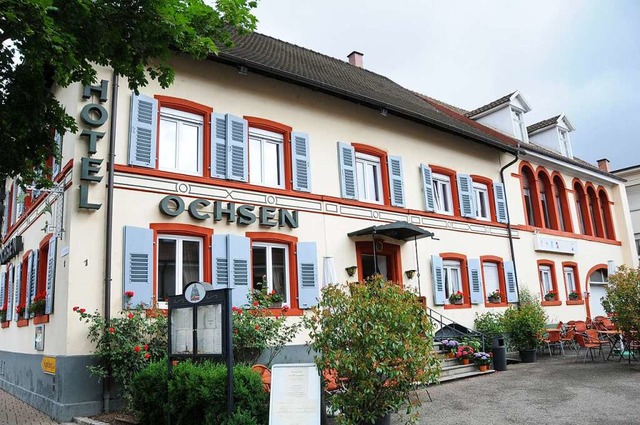 Der Steinener &#8222;Ochsen&#8220; bra...ter frs Hotel wie fr das Restaurant.  | Foto: Robert Bergmann