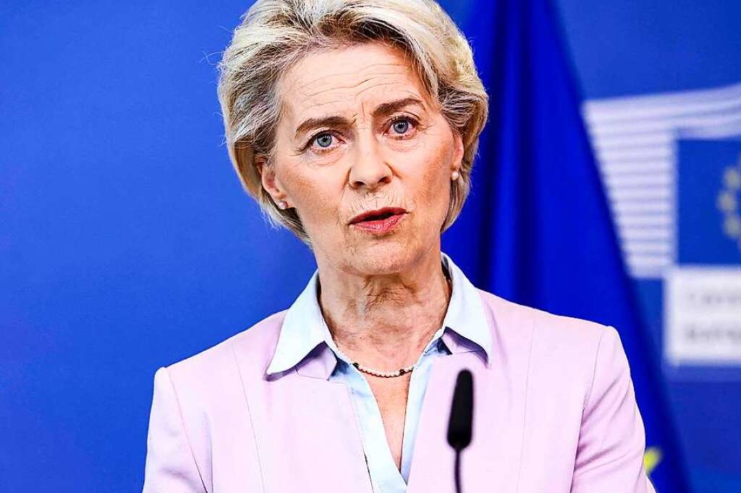 EU-Kommissionspräsidentin Ursula von der Leyen  | Foto: KENZO TRIBOUILLARD (AFP)