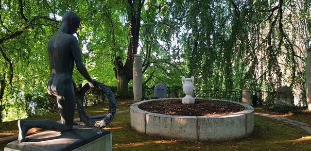 Die Grabsttte der Familie Sexauer auf dem Bergfriedhof.   | Foto: Gerhard Walser