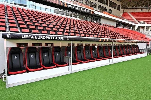Das Europa-Park-Stadion muss für die Europa-League einige Anforderungen erfüllen