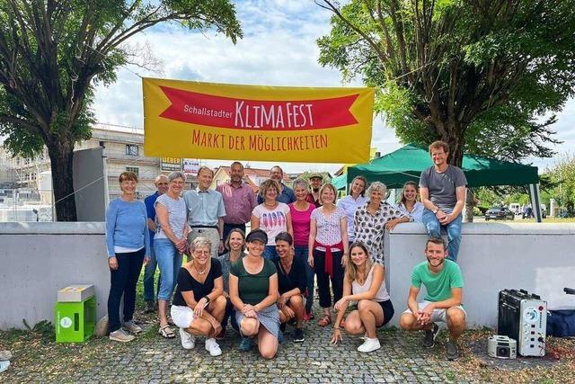 Der Klimawandel bietet wenig Grund zum Feiern – in Schallstadt gibt es dennoch ein Klimafest