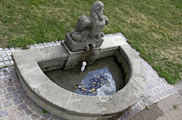 Der Schwimmbadbrunnen im Bonndorfer Freibad.  | Foto: Erhard Morath