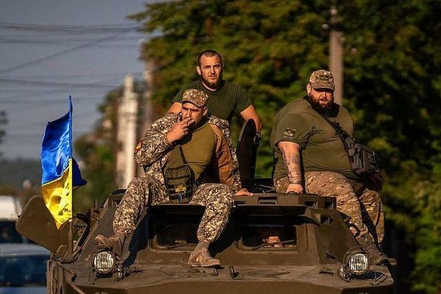 Ukrainische Armee stößt 50 Kilometer in russisch kontrolliertes Gebiet vor