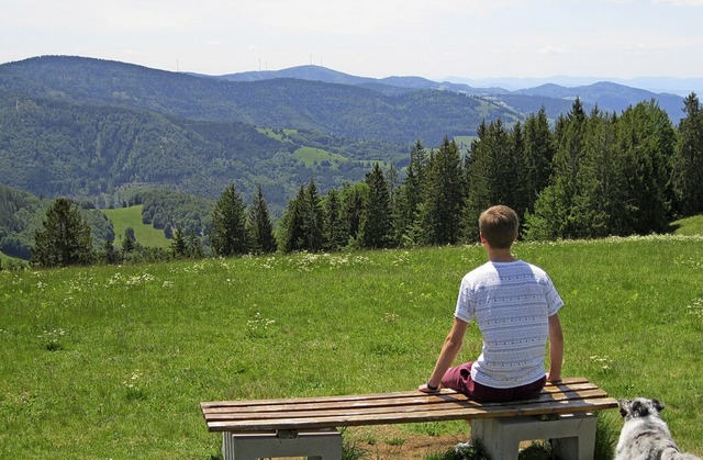 Gstefhrer kennen die schnen Ecken w...tte mit dem  Blick  Richtung Gersbach.  | Foto: Sattelberger