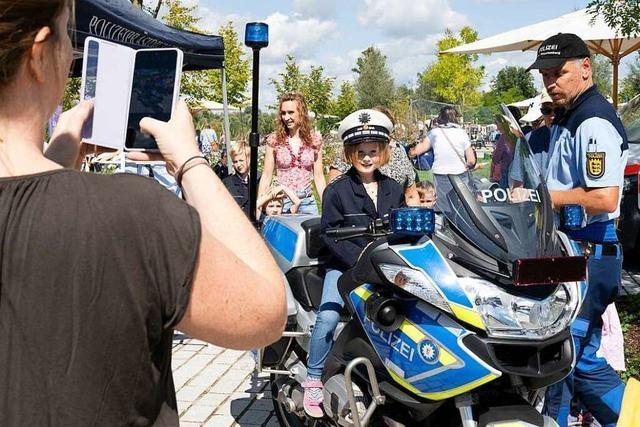 Fotos: Blaulichttag auf der Landesgartenschau Neuenburg