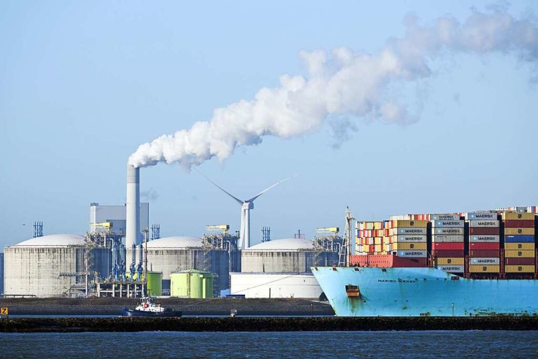 Importterminal für Flüssiggas in Rotterdam  | Foto: Federico Gambarini (dpa)