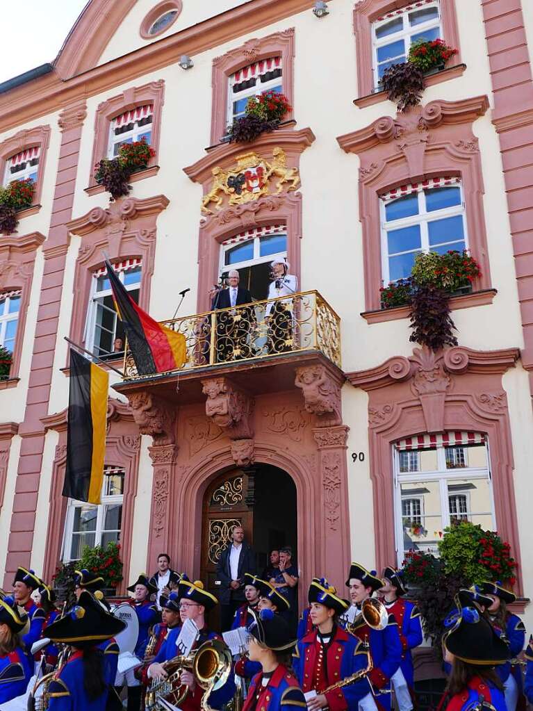 Samstag und Sonntag feierte Offenburg sein drittes Megawochenende im Rahmen der Heimattage Baden-Wrttemberg. Im Zentrum stand der Landesfestumzug.