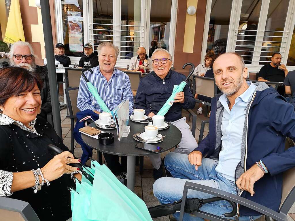 Aus der italienischen Partnerstadt Pietra Ligure war Brgermeisterstellvertreter Daniele Rimbado (rechts) nach Offenburg gekommen.