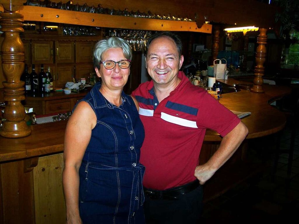 Die Wirtsleute Katarzyna und Massimo Verso  | Foto: Hans Sigmund