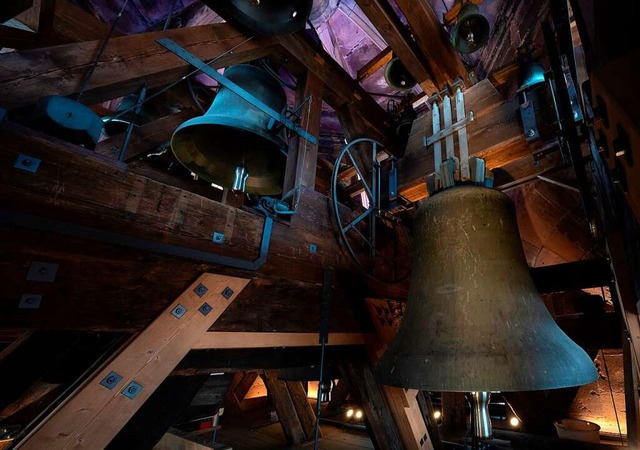 Das neue Gelut im Mnster: 15 Glocken...lcher-Gelut aus dem 19. Jahrhundert.  | Foto: Stephan Elsemann