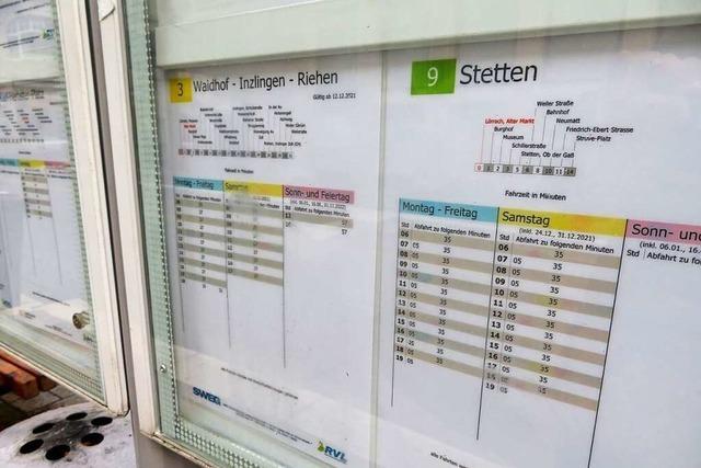 Die Lörracher Stadtbuslinie 9 steht wieder zur Diskussion
