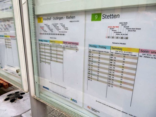 Der Fahrplan der Linie 9 soll wieder umgeschrieben werden.  | Foto: Peter Gerigk