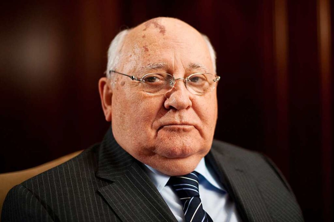 Michail Gorbatschow war in den 1980er .... Am 30. August 2022 ist er gestorben.  | Foto: Jörg Carstensen (dpa)