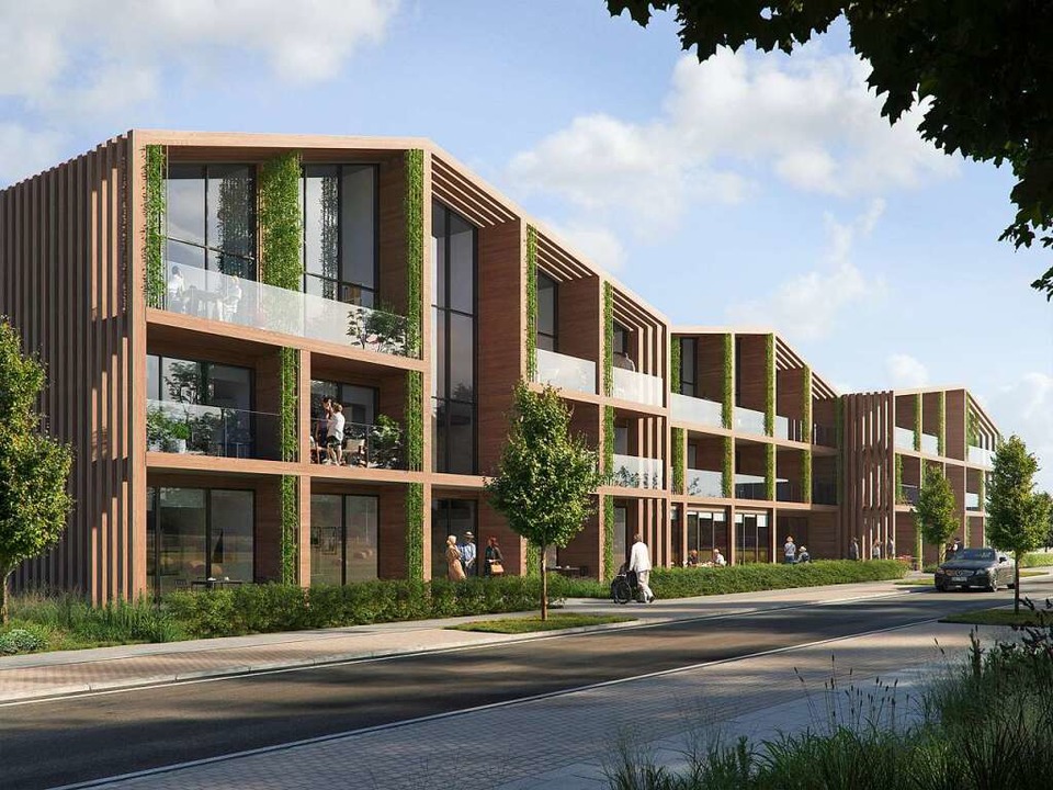 So soll das geplante Pflegeheim am Ellenweg in Rust aussehen.  | Foto: AP+M Architekten