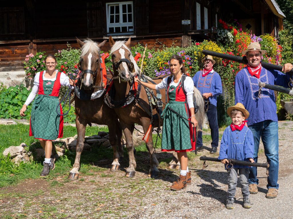 Beim Rossfest in St. Mrgen herrschte drei Tage lang ausgelassene Stimmung.