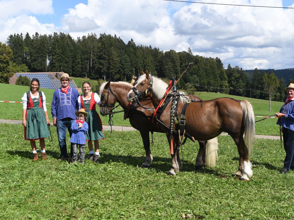 Beim Rossfest in St. Mrgen herrschte drei Tage lang ausgelassene Stimmung.