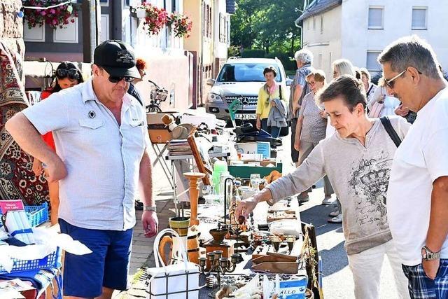 In Ettenheimweiler findet am Samstag der erste Dorfflohmarkt statt